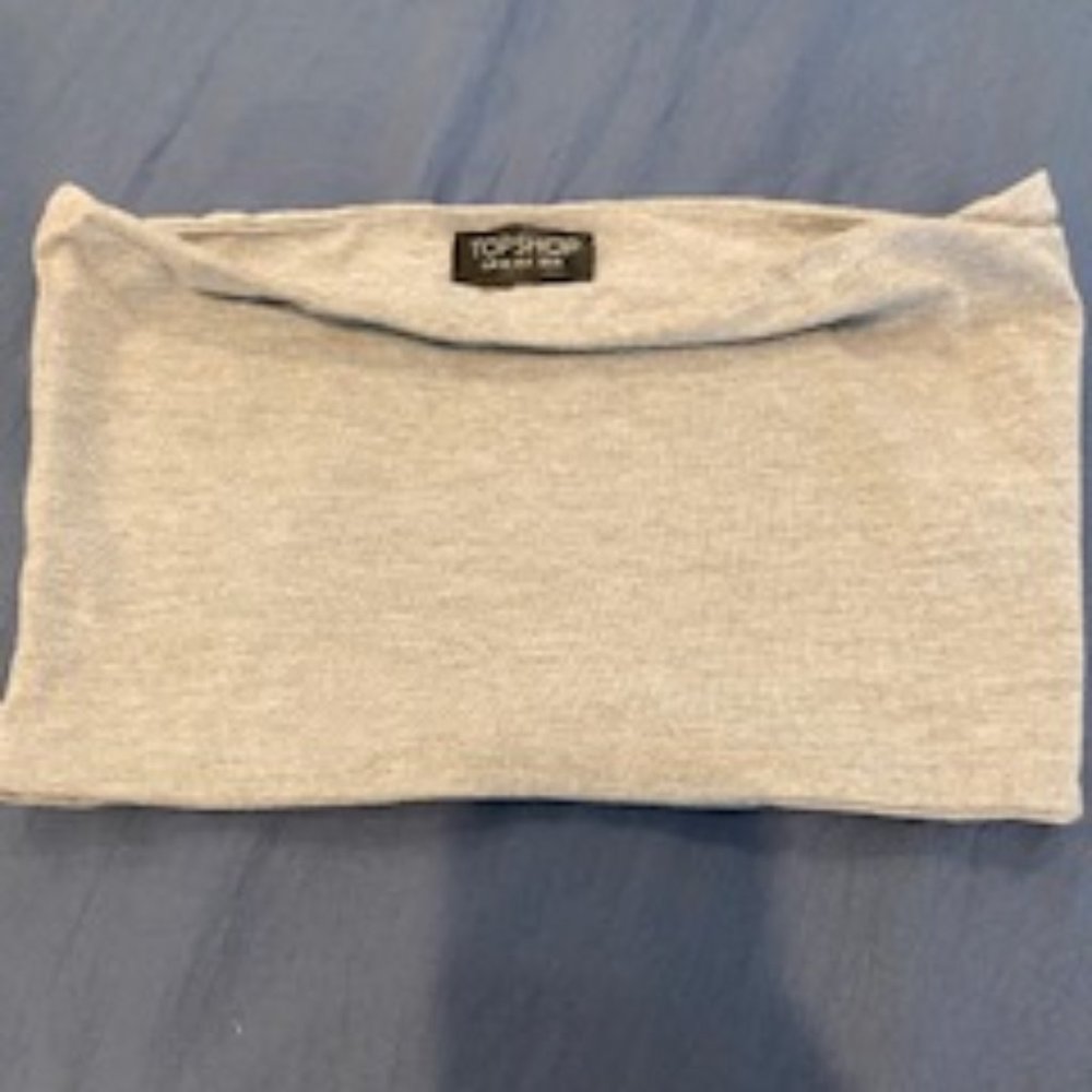 Gray Tube Top